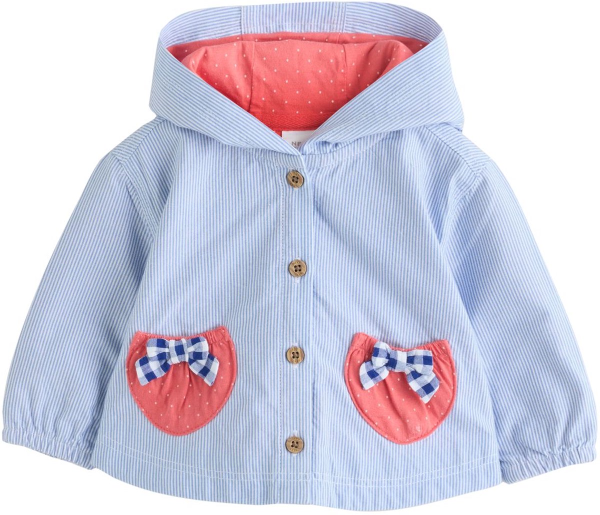 Next - Meisjes - Babyjack met capuchon - Blauw