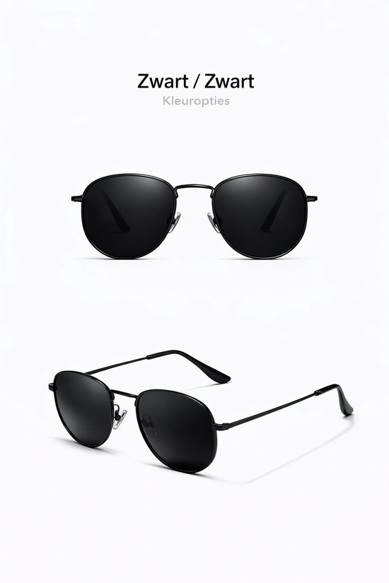 KingSeven Blackstar - Zonnebril Heren - Pilotenbril met UV400 en polarisatie filter - Z193 van Kingseven — afbeelding 3