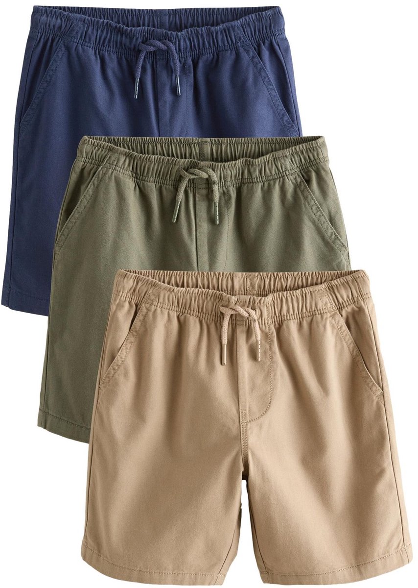 Next - Jongens - Set van 3 shorts - Blauw