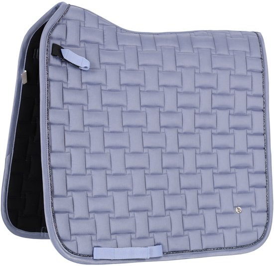 Qhp Zadeldek Aubree Misty Blue - Dress Full | Zadeldekje paard Qhp Zadeldek Aubree Misty Blue - Dress Full | Zadeldekje paard