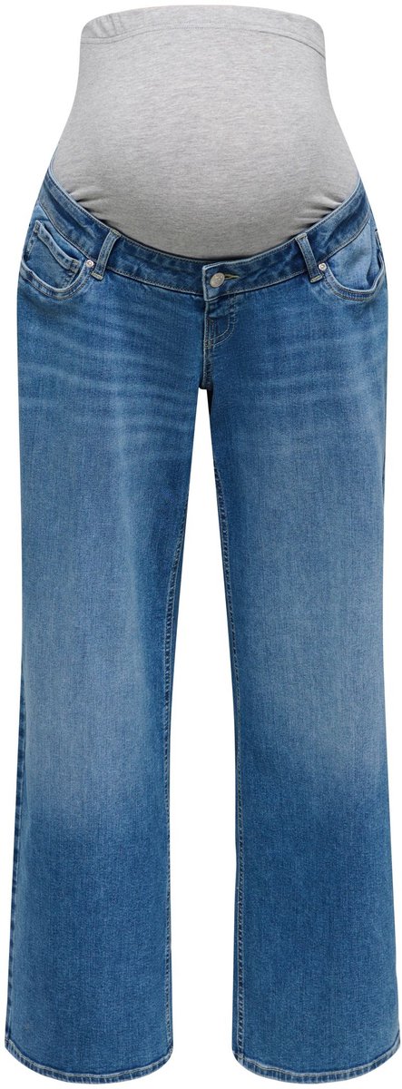 ONLY MATERNITY Wide-leg jeans OLMMADISON Wide leg fit Jeans
