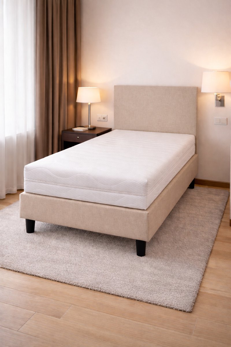 Boxspring Breda - Zelf samenstellen - OP MAAT bij DER Bedding - 175x175 + (Verkrijgbaar in