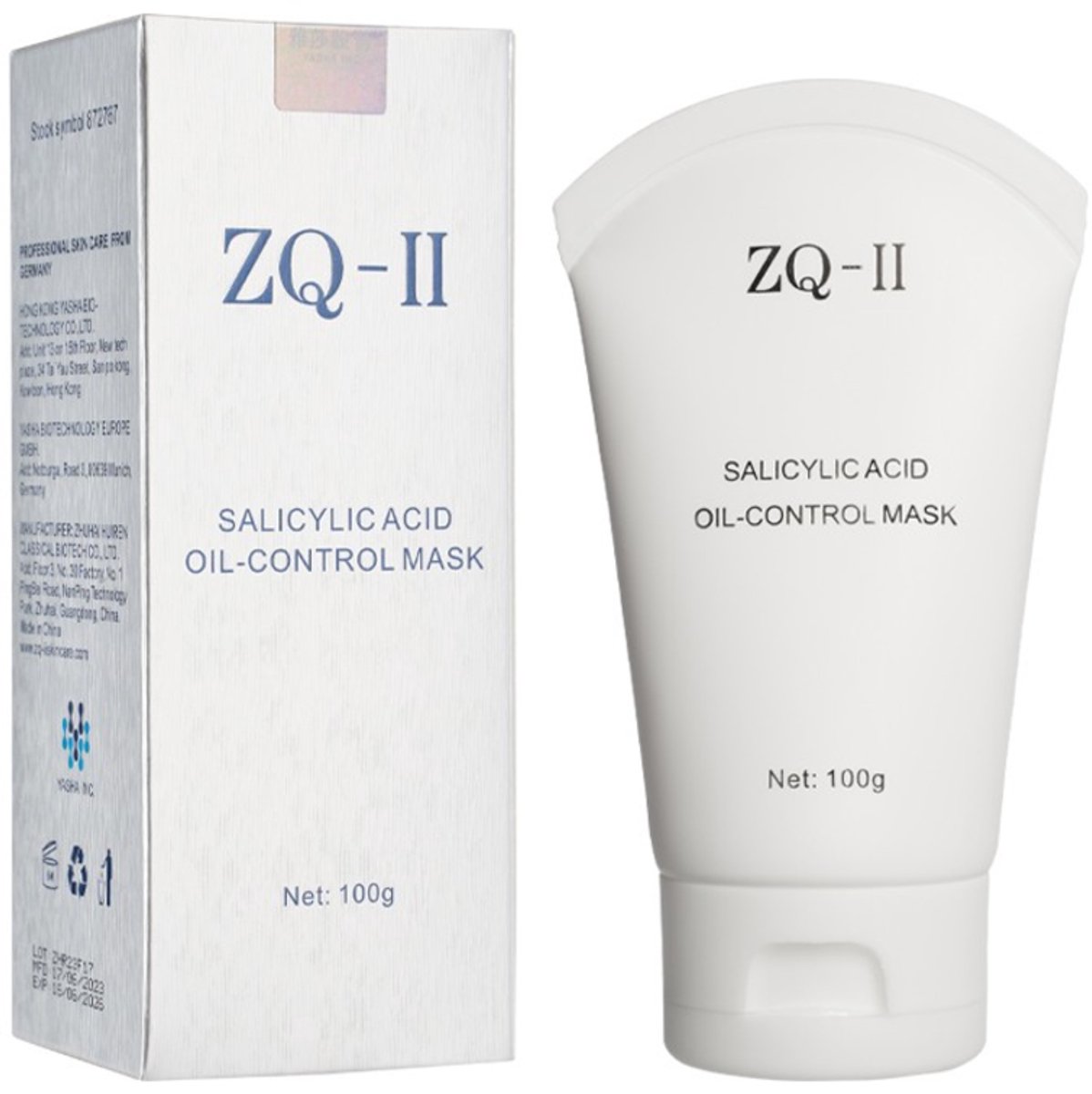 ZQ-II Talgregulerend salicylzuurmasker 100 g