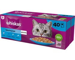 Whiskas Adult Rybne Przysmaki sasz 40x85g