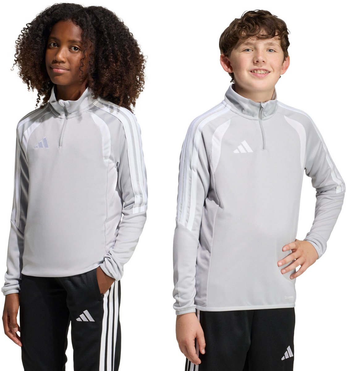 adidas Tiro 26 League Trainingstop Kinderen Grijs - Maat 164cm