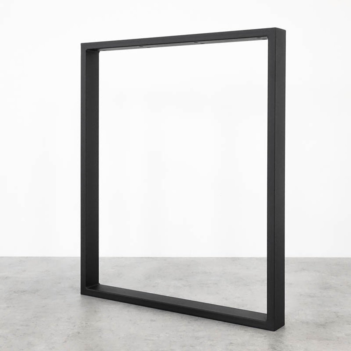 SEART GROUP Kwadro Basic - Tafelonderdeel - 60x71 cm - Zwart - Stalen Kleur