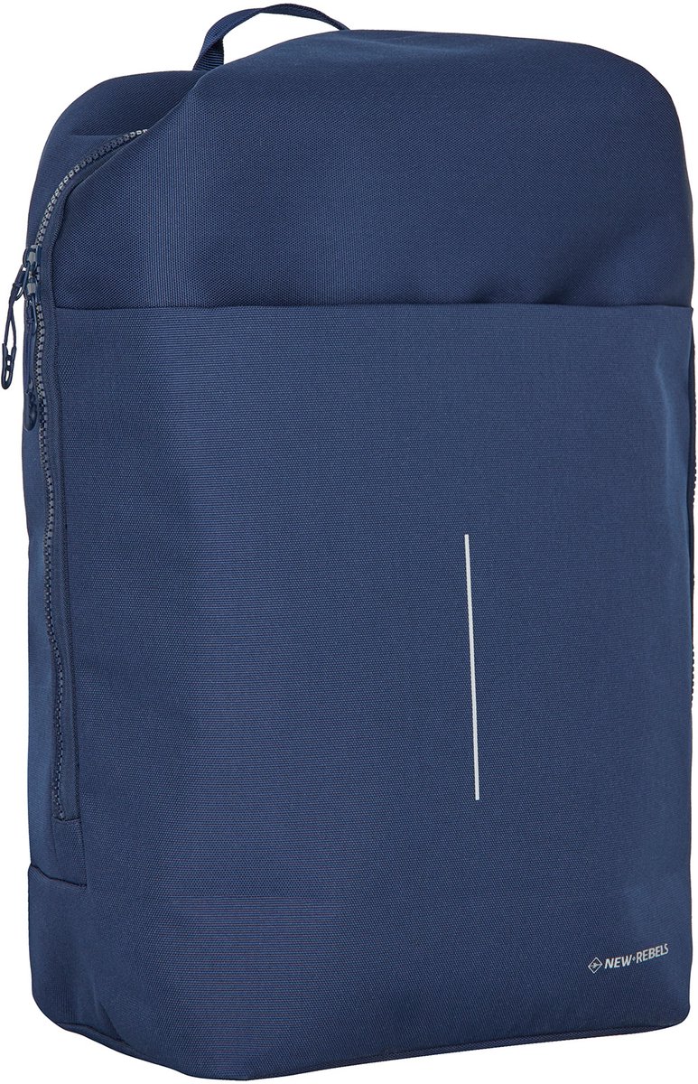 New Rebels Valor Cranston Backpack – Comfortabele Waterafstotende Rugtas – 19L - Navy