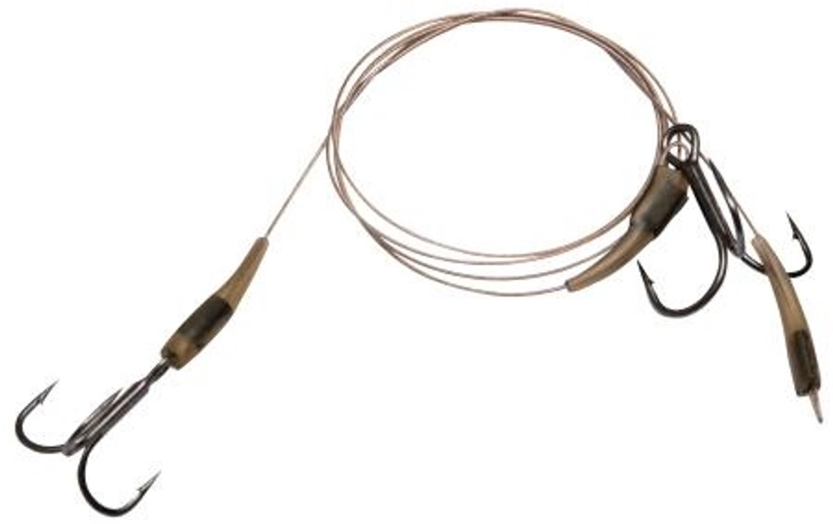 Zebco DB Series Bottom Rig Leader 14 kilo - Maat : Size 4+2
