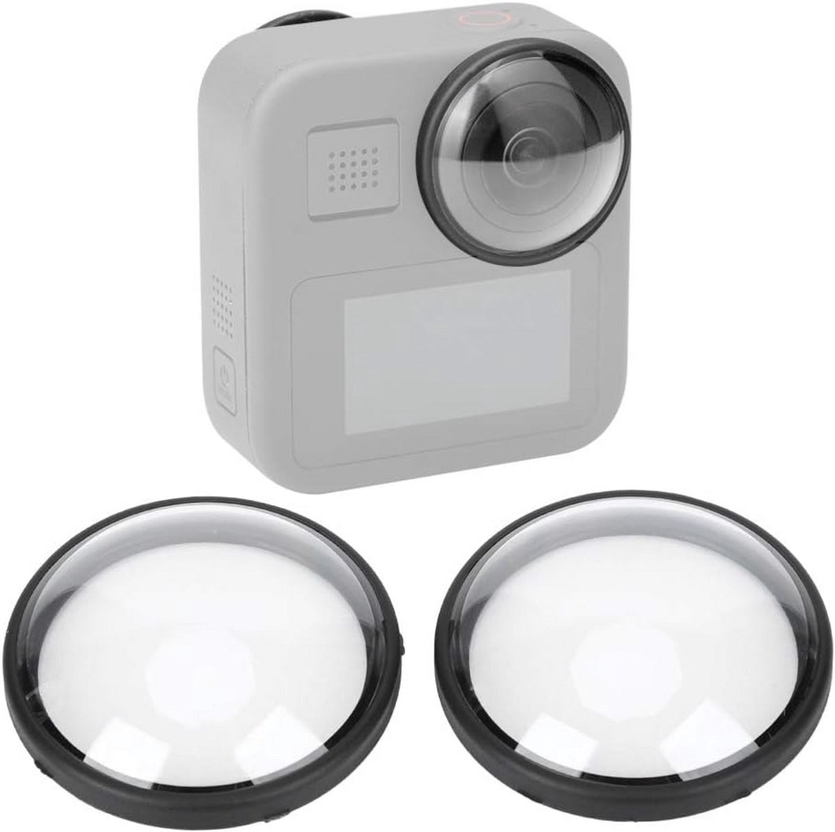 Lensafdekkingen - Beschermkappen - Camera Beschermen - Metaal Optisch Glas - Zwart