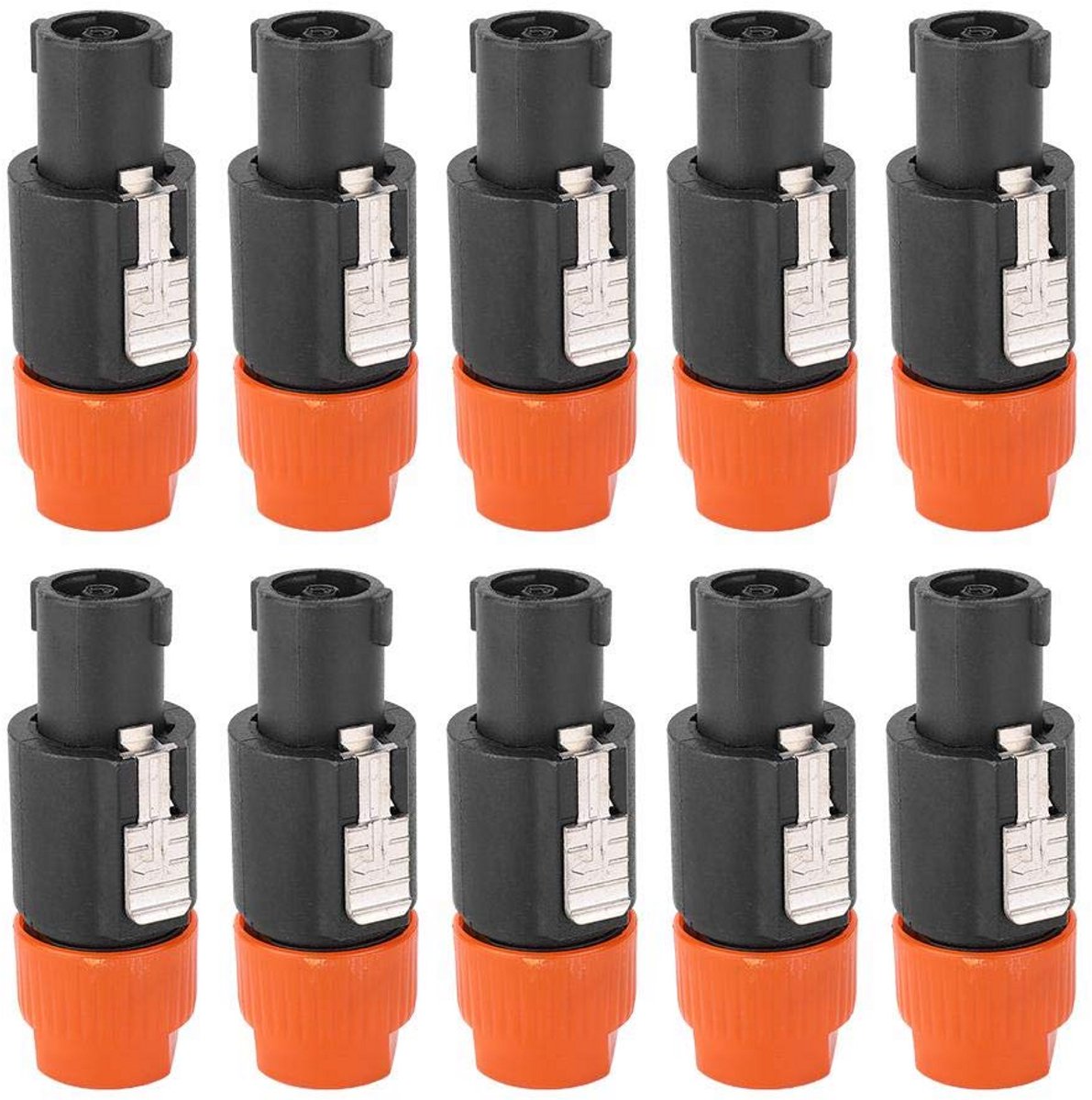 Luidspreker Connectoren - Audio Plug - Verbinding Maken - Waterdicht Ontwerp - 4-Pin - Oranje