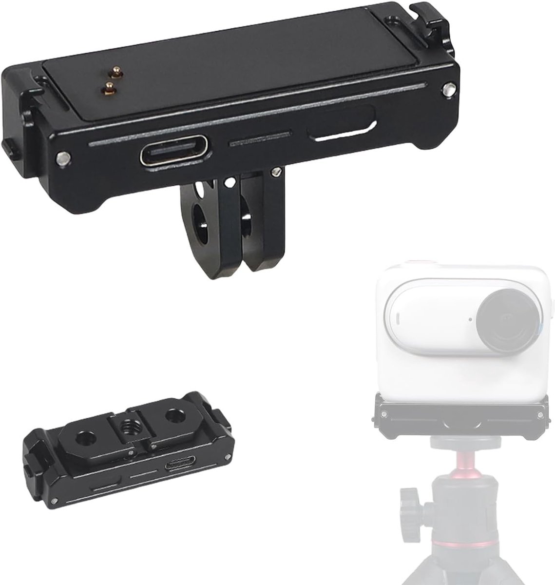Camera Beugel - Adapter Houder - Snelle Bevestiging - Met Oplaadinterface - 45 gram