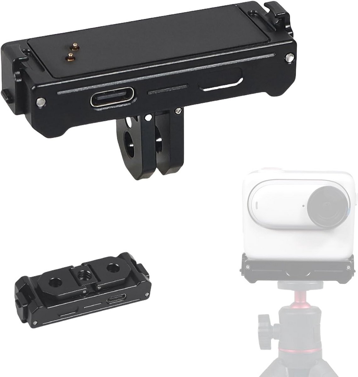 Camera Beugel - Adapter Houder - Snelle Bevestiging - Met Oplaadinterface - 45 gram