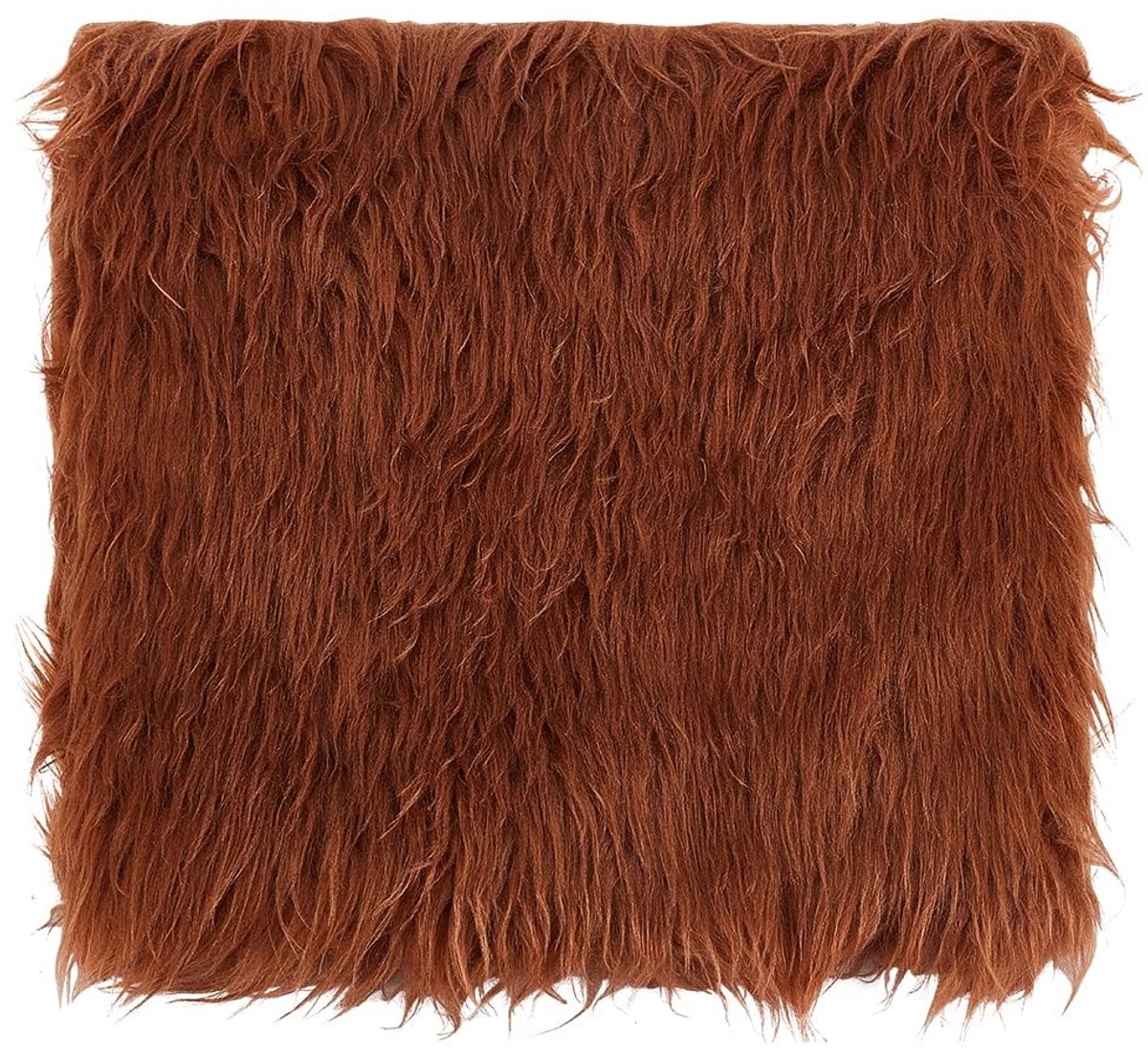 Allecto - Bruin Nepbont - Zachte Pluche - Voor Kostuums - 40x40cm - Voor Kussens - Geschikt voor Knutselen - Kleur Bruin