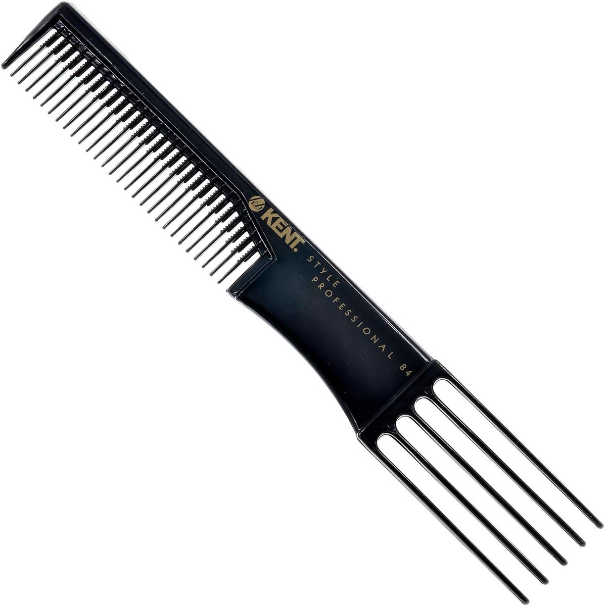 Styling Kam - Haarkam Vork - Haar Styling - Anti-statisch Hittebestendig - 19 cm Lengte - Zwart