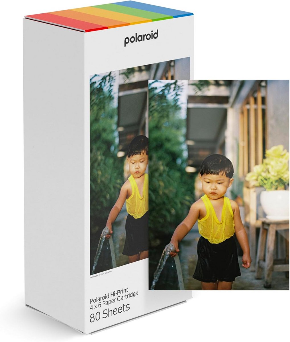 Fotopapier Cartridge - 4x6 Papier - Direct Printen - 80 Vel Inhoud - 4x6 Inch