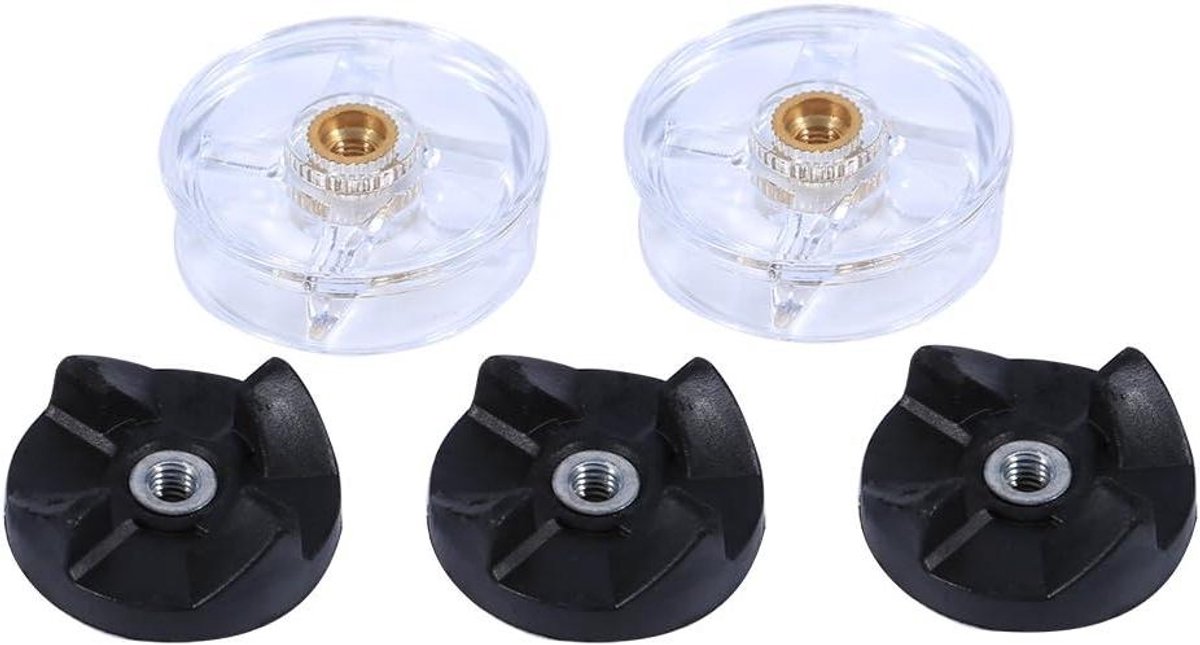 Vervangende Blender Onderdelen - 2 Base Gear en 3 Blade Gears - Geschikt voor 250W Juicer
