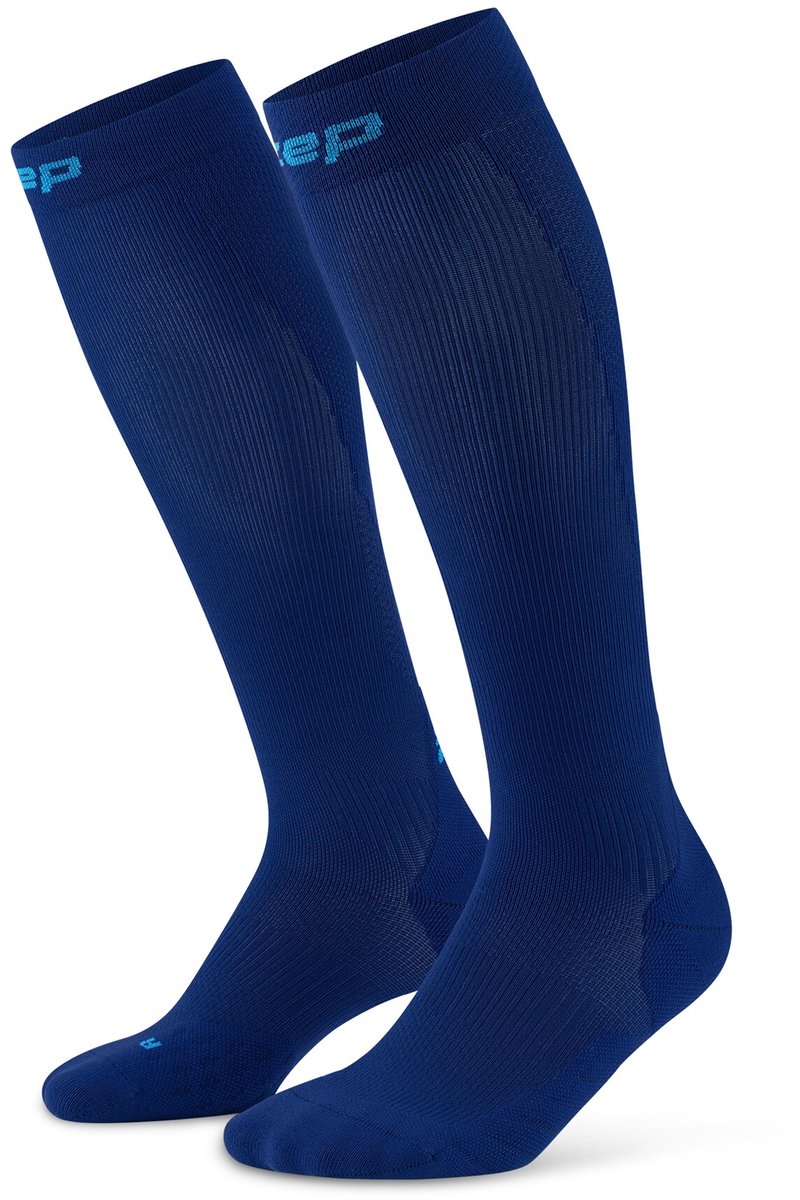 CEP Compressiekousen Core Run 5.0 - blauw