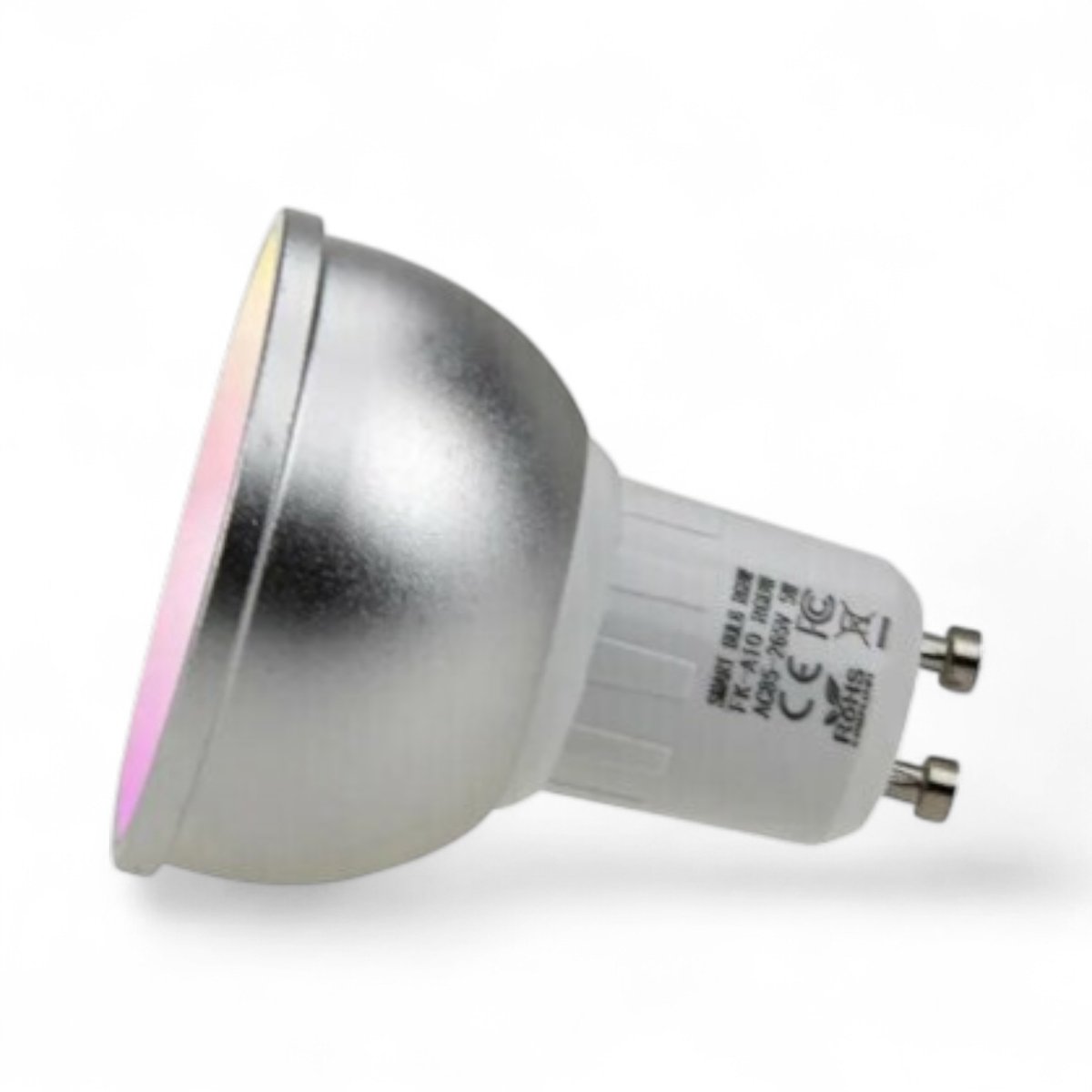 Slimme spotlight | GU10 fitting | Wifi | App bediening | Eenvoudige installatie | RGB CCT licht | Spraakbesturing | Dimbaar | Tuya Smart Life | rgbcw