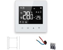 Opbouw Thermostaat | Wifi | Touchscreen bediening | Opbouw installatie | CV installatie | Tuya…