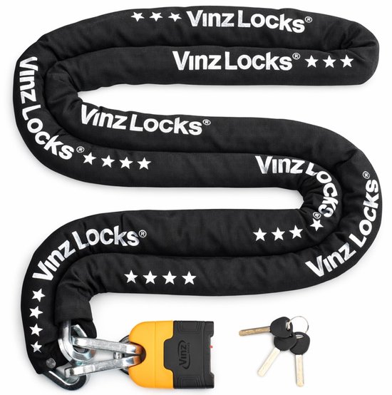 VINZ Makalu ART 4 Kettingslot 3 meter lang - Gecertificeerd Bootslot, Motorslot - ART 4 slot - 300cm