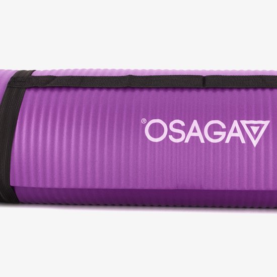 Osaga yoga fitness mat paars van Merkloos — afbeelding 2