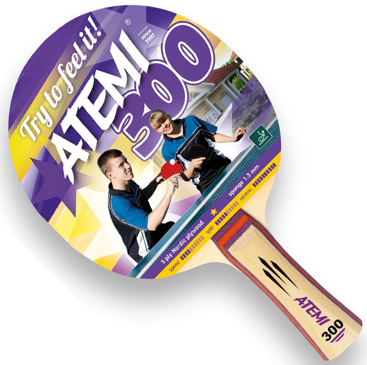 Atemi Tafeltennisbat hobby 300 * ittf