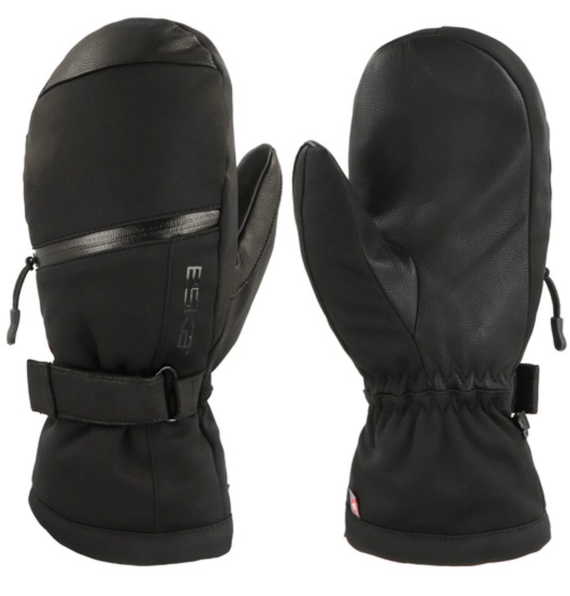 Skiwanten Eska Wool X Zwart