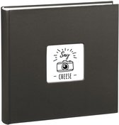 Hama Album XL "Fine Art", 30x30 cm, 100 pages blanches, noir