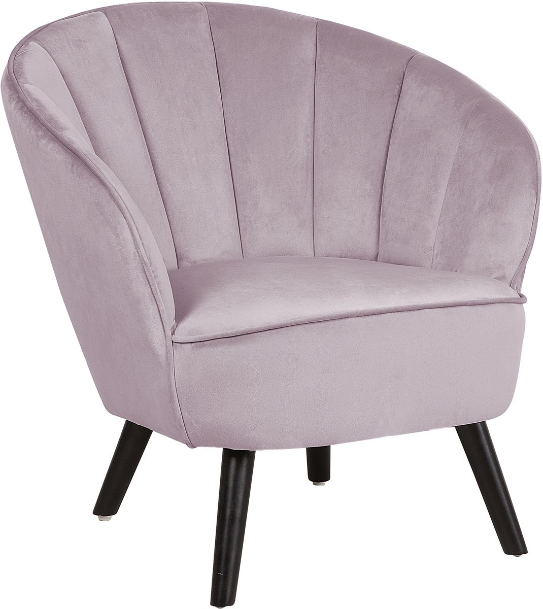 DALA - Fauteuil - Roze - Fluweel