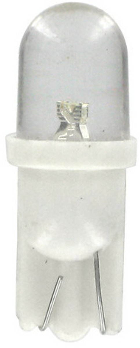 12V Kleur-led, lamp 1 led - T10 - W2,1x9,5d - Wit