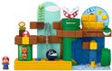 Fisher-Price Little People Mario's Adventure Playset met Mario, Piranha Plant, Chain Chomp en Goomba's.
