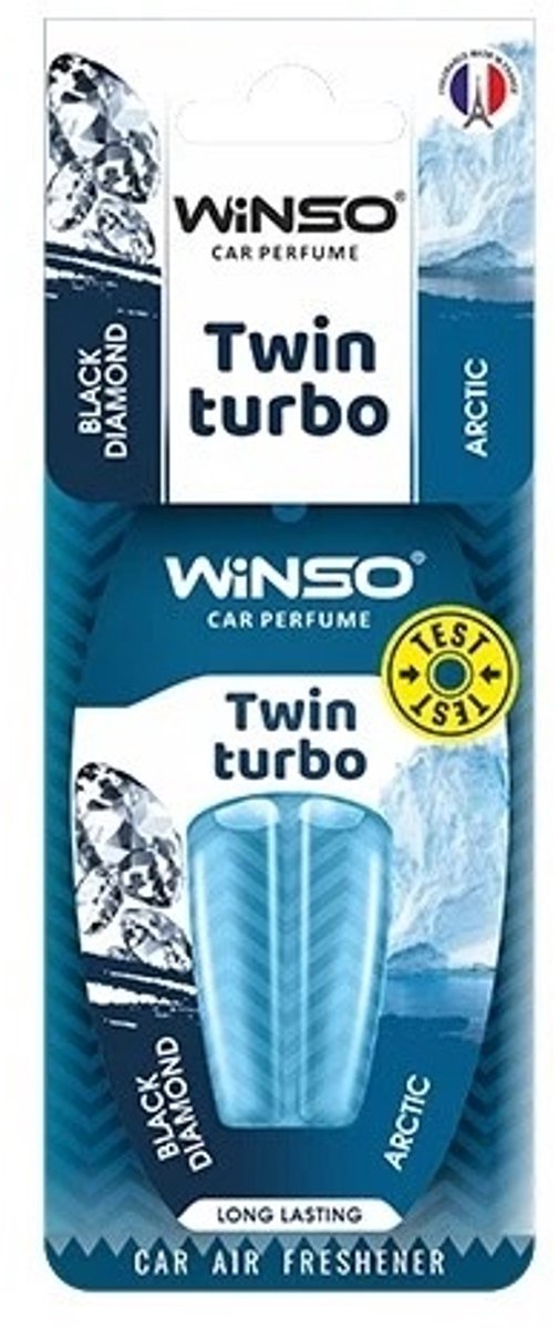 winso twin turbo zwarte diamant-artistiek autoparfum - twin turbo zwarte diamant-artistiek - zwarte diamant-artistiek - winso geur voor in de auto - autogeur - auto parfum