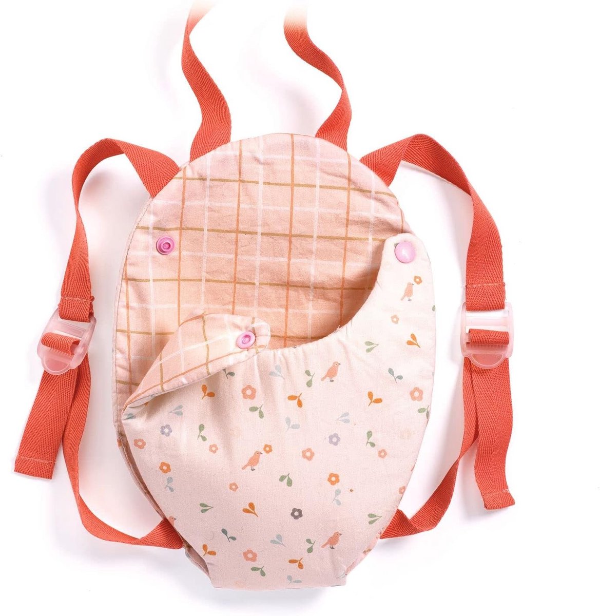 Babydrager Poppen - Poppen Accessoires - Kinderspel - Veilig Materiaal - 19 x 2 x 28 cm - Lavendel