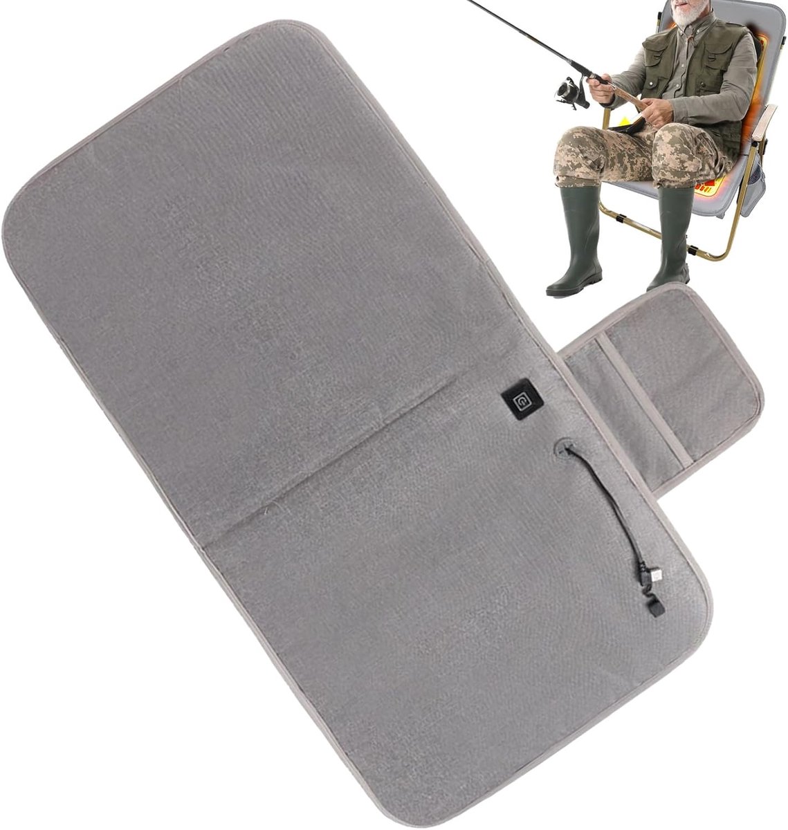 Verwarmingskussen - Elektrisch Kussen - Zitten Comfort - Instelbare Warmte - 87x45cm