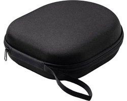 Phreeze Koptelefoon Hoes - met Opbergvak- Stevig - Waterbestendig - Draagbaar - Koptelefoon case geschikt voor Bluetooth Hoofdtelefoon, Bose, JBl, Sony - Hard Case - Koptelefoonhoes - Beschermhoes - Zwart