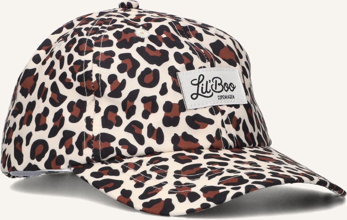 LIL'BOO Leopard Dad Cap Petten Meisjes - Bruin - Maat 1.5/4Y - M