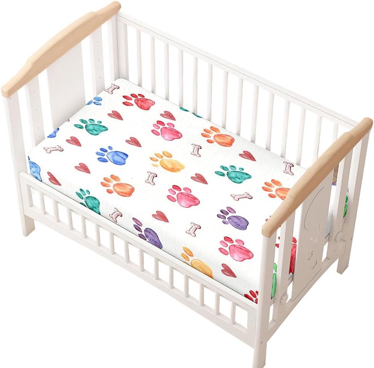 Ledikant lakens - Babybeddengoed - Zachte Dromen - Microvezel Kwaliteit - 70x140 cm - Veelkleurig