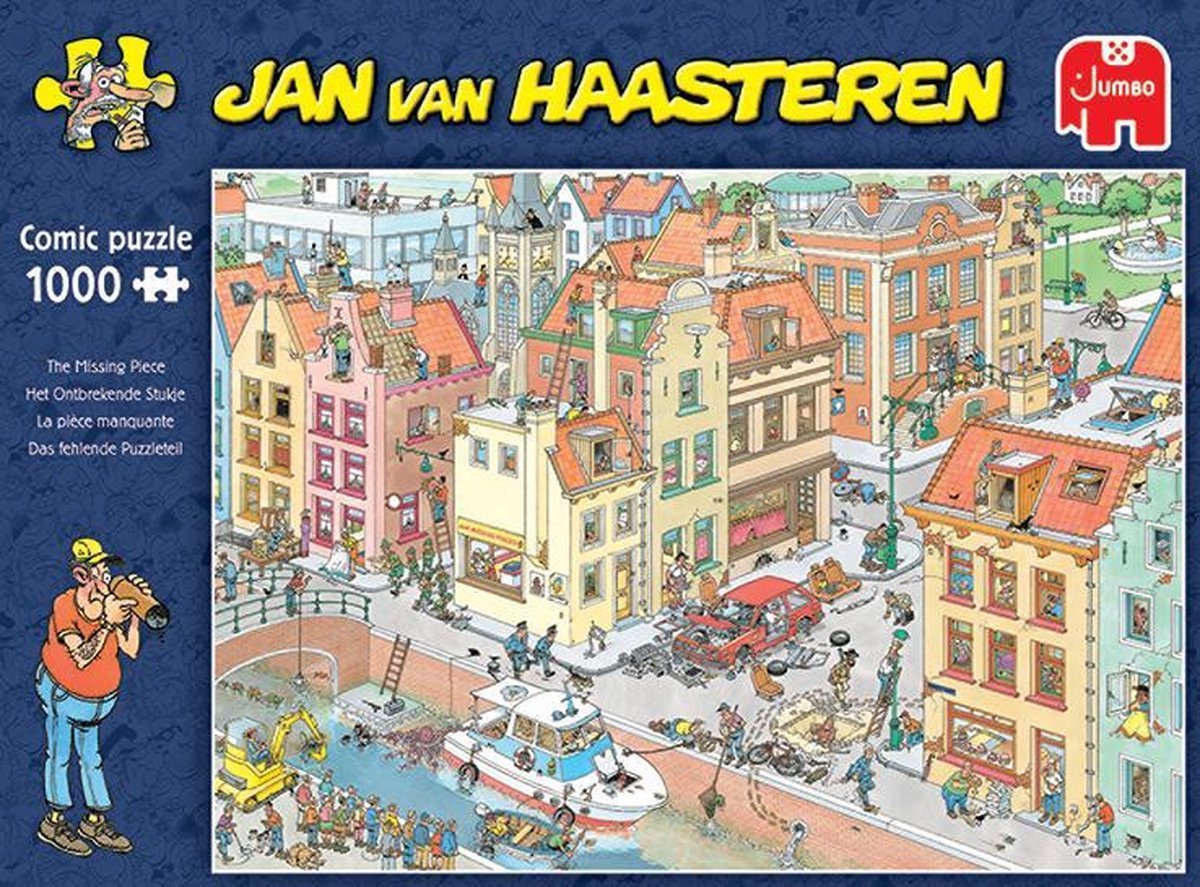 Jan van Haasteren Het Ontbrekende Stukje puzzel - 1000 stukjes — afbeelding 9