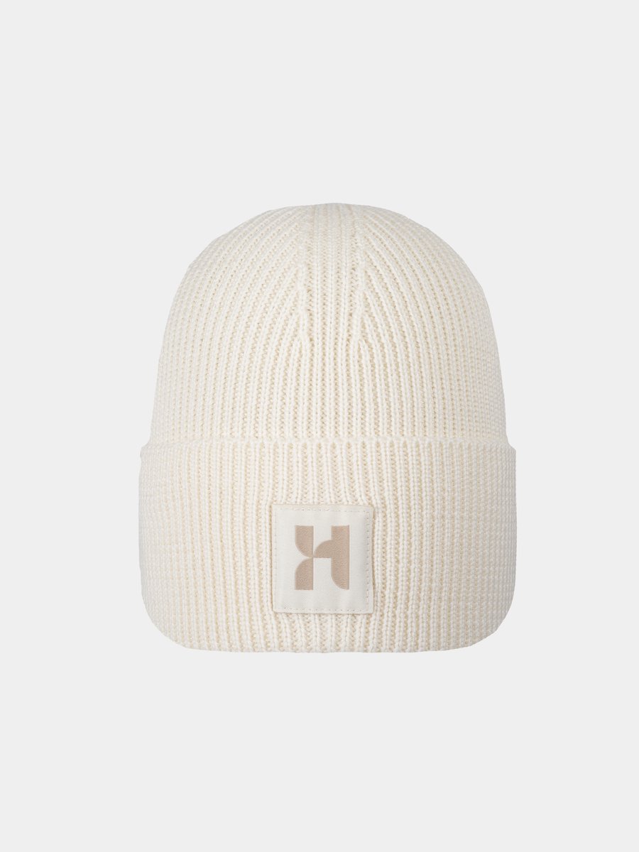 Darik - RWS Merino wollen muts - Naturel