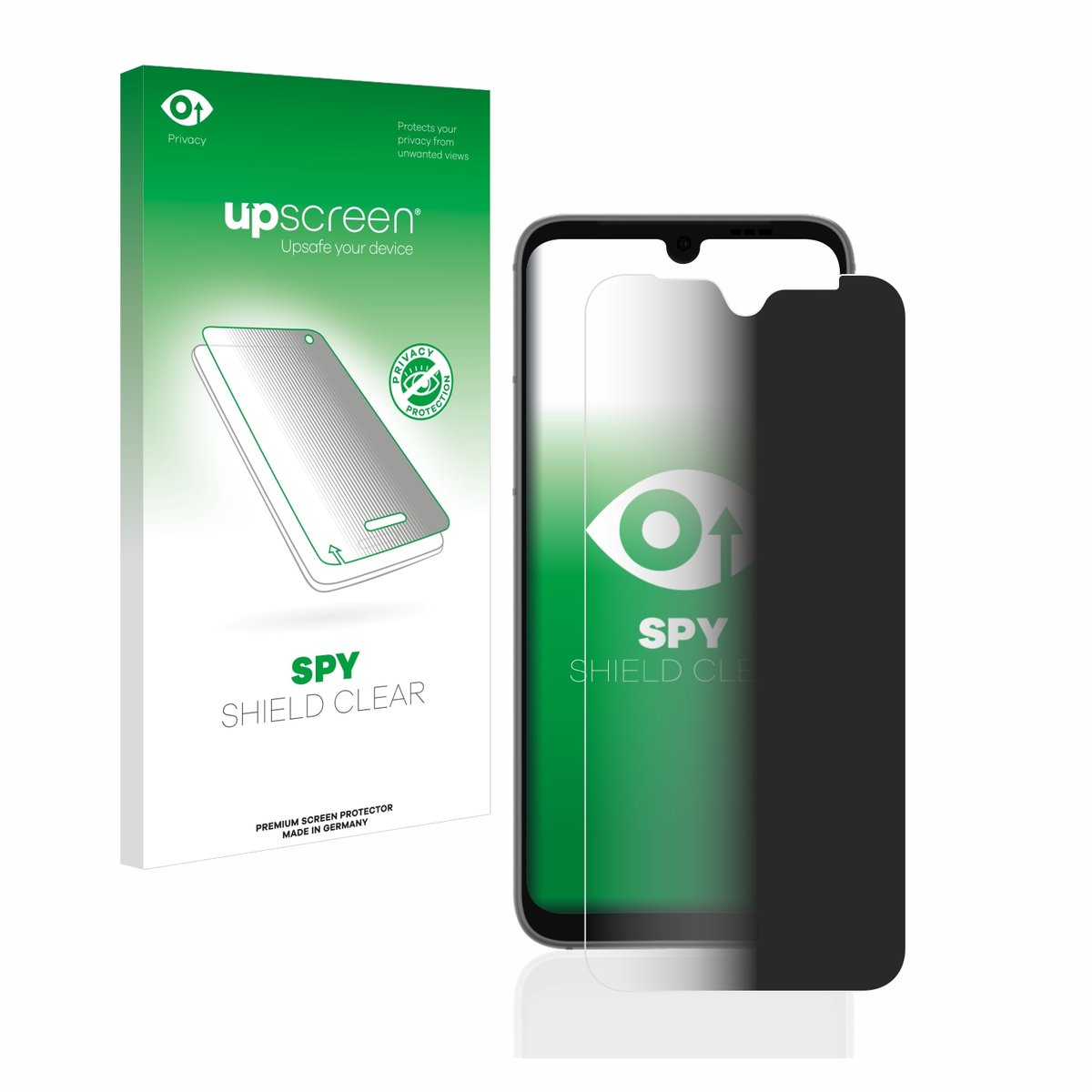upscreen - privacy screenprotector voor Fairphone 4 - Folie Beschermfolie Blauwlichtfilter