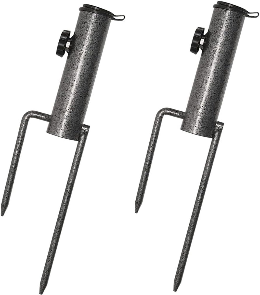 Paraplu Staal Anker - Parasol Houder - Buiten Activiteiten - Verstelbare Buizen - 22-35mm Stangen