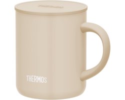 Geïsoleerde Mok - Thermosbeker - Drankjes Meenemen - Houdt Warmte Vast - 350 ml - Beige