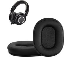 kwmobile 2x oorkussens geschikt voor Audio Technica ATH - MSR7 M30 M40X M50X - Earpads voor koptelefoon in zwart