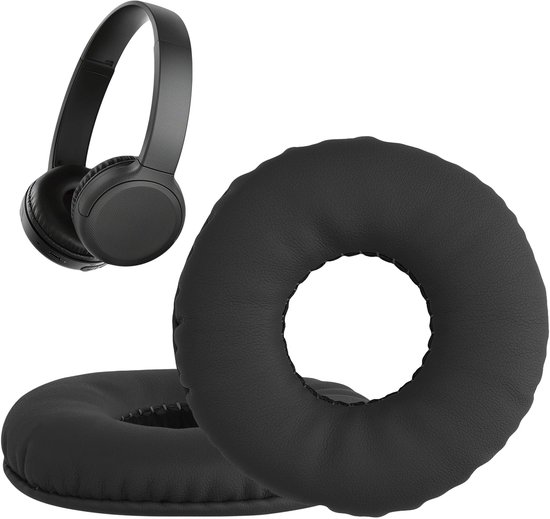 kwmobile 2x oorkussens geschikt voor Sony WH-CH510 - Earpads voor koptelefoon in zwart