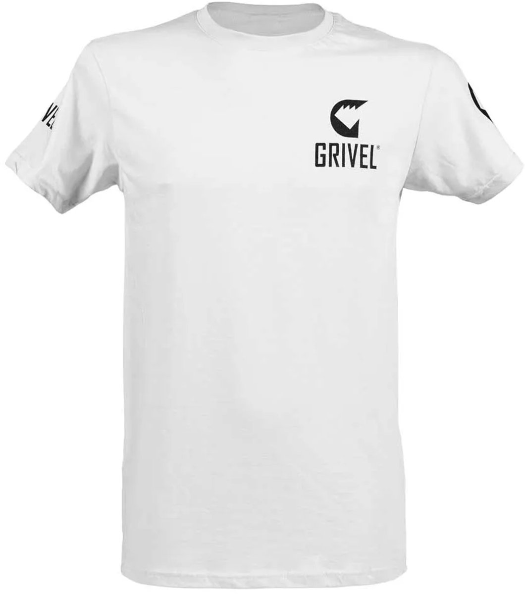 Grivel Logo T-shirt Met Korte Mouwen Wit XS Man