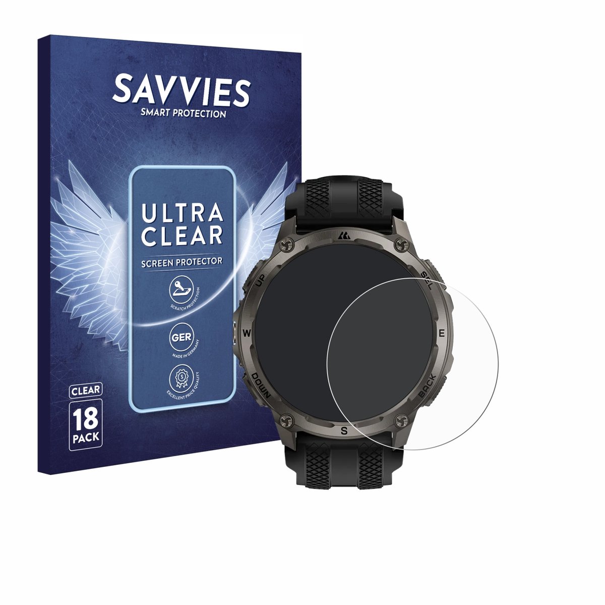Savvies - Screenprotector voor Kospet Tank T4C - Folie Beschermfolie transparant 18 Stuks