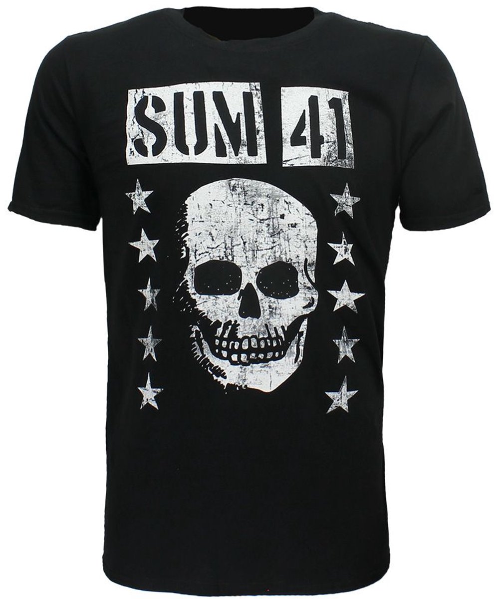Sum 41 Skull Grin T-Shirt - Officiële Merchandise - S