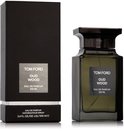 Tom Ford Oud Wood Eau de Parfum 100 ml fles en bijpassende zwart gestructureerde doos.