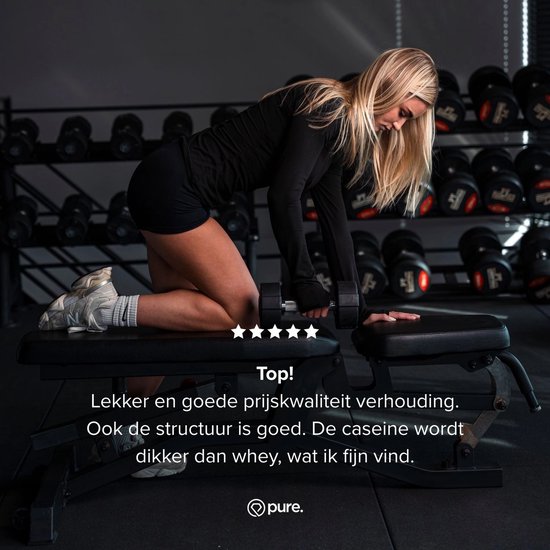 Pure. Casein Supreme - 2000gr - vanille - micellaire caseine - eiwitshake - langzame eiwitten - caseïne eiwit — afbeelding 4
