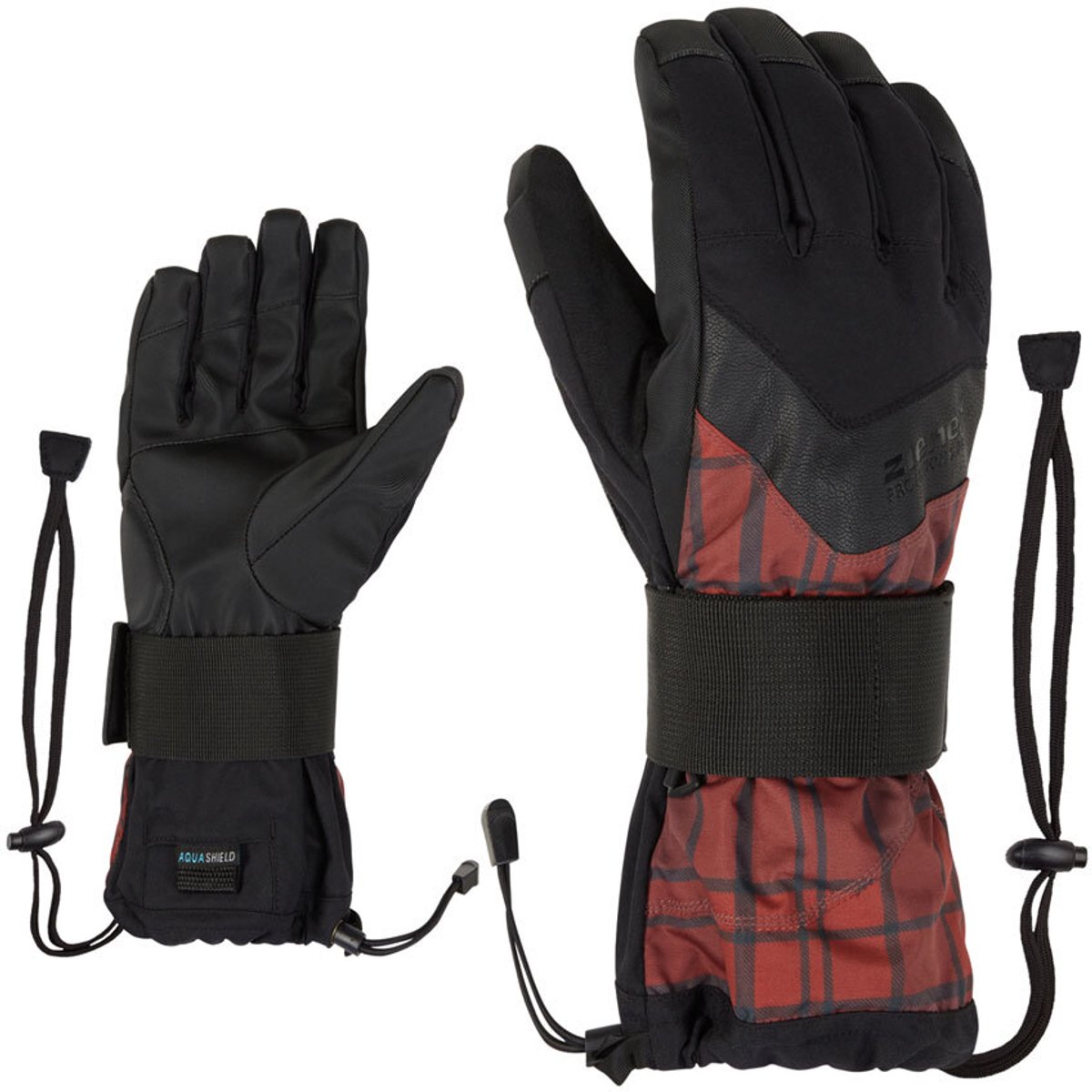 Skihandschoenen Ziener Milan As® Zwart